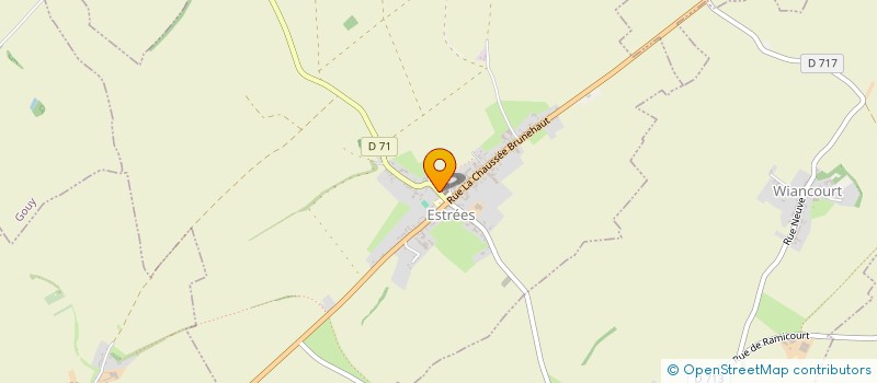 localisation de l'entreprise MADAME ALINE DUQUENNE  ESTREES