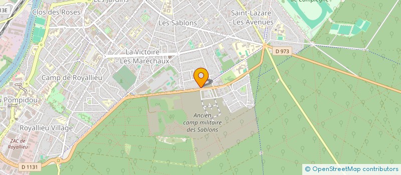 localisation de l'entreprise MADAME ALINE DURO à COMPIEGNE