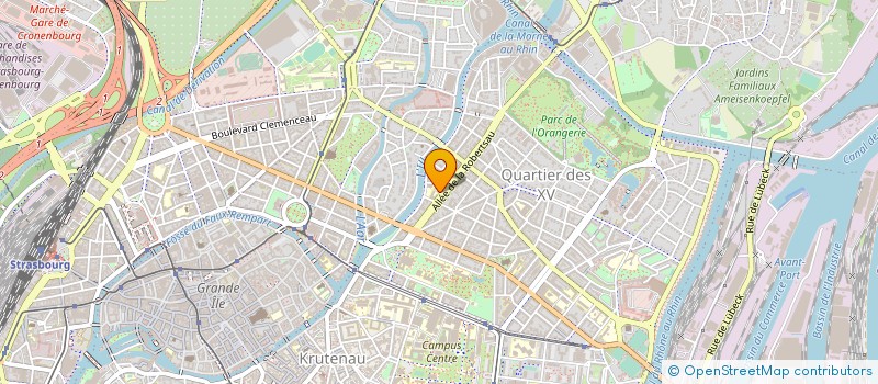 localisation de l'entreprise MADAME ALINE EPSTEIN  STRASBOURG