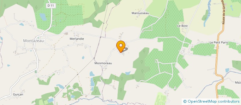 localisation de l'entreprise MADAME ALINE EYMERI  ST-MEARD-DE-GURCON