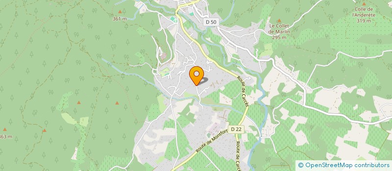 localisation de l'entreprise MADAME ALINE FABRE à COTIGNAC