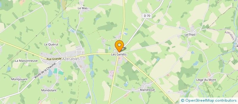 localisation de l'entreprise MADAME ALINE FERRERES à AZERABLES