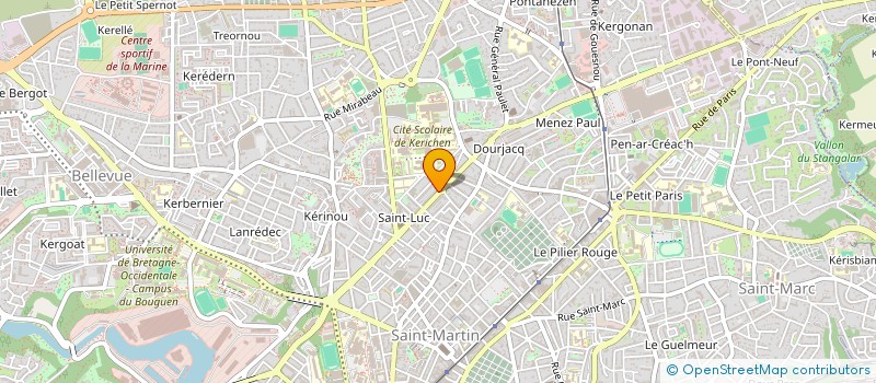 localisation de l'entreprise MADAME ALINE FONTAINE à BREST