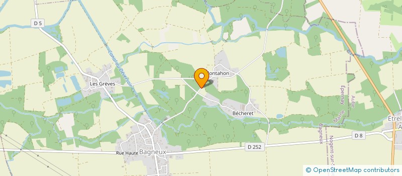 localisation de l'entreprise MADAME ALINE FORET  BAGNEUX