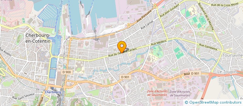 localisation de l'entreprise MADAME ALINE FORTIN  CHERBOURG-EN-COTENTIN