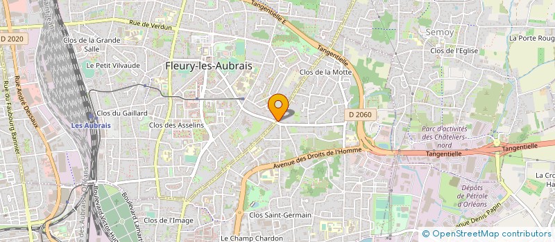 localisation de l'entreprise MADAME ALINE FRAMBOURT à ORLEANS
