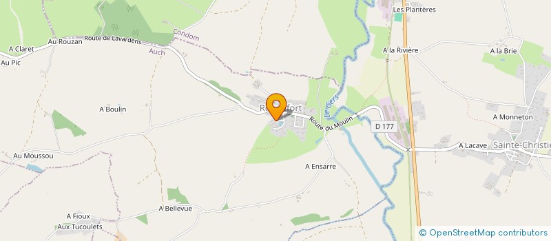 localisation de l'entreprise MADAME ALINE FRANCOIS  ROQUEFORT