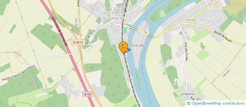 localisation de l'entreprise MADAME ALINE FROMENT  SAINT-PIERRE-DU-VAUVRAY