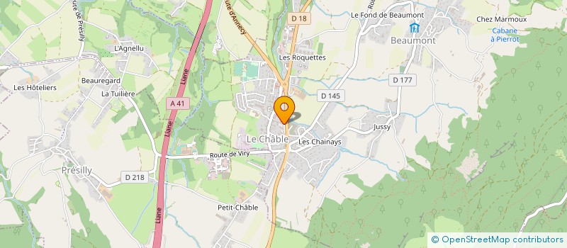 localisation de l'entreprise MADAME ALINE FROSSARD OLDANI à BEAUMONT