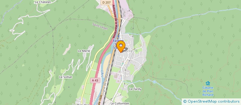 localisation de l'entreprise MADAME ALINE GALFRE  EPIERRE