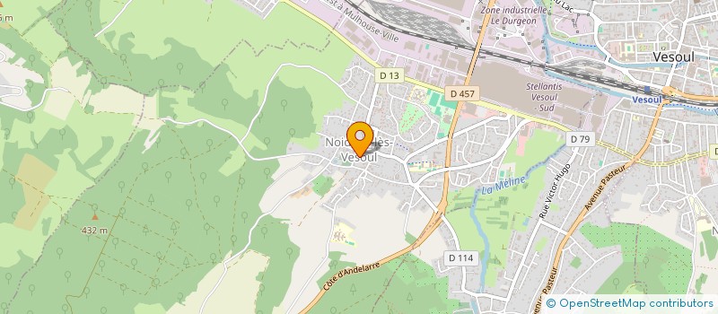 localisation de l'entreprise MADAME ALINE GALL  NOIDANS-LES-VESOUL