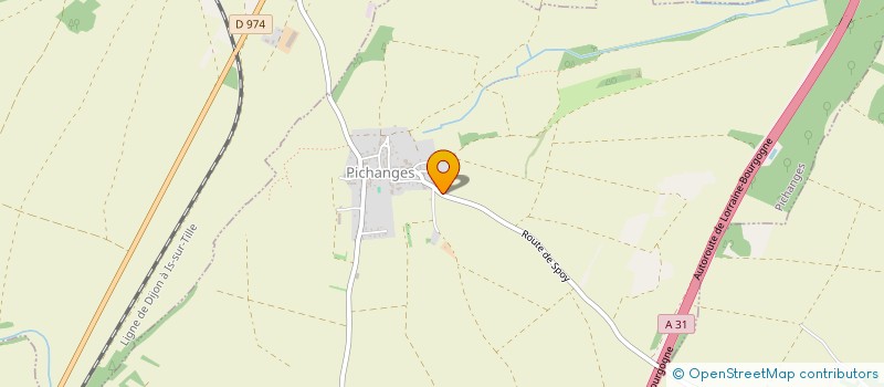 localisation de l'entreprise MADAME ALINE GAMET  PICHANGES