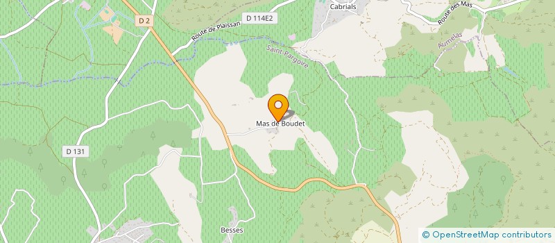 localisation de l'entreprise MADAME ALINE GARCIA  SAINT-PARGOIRE