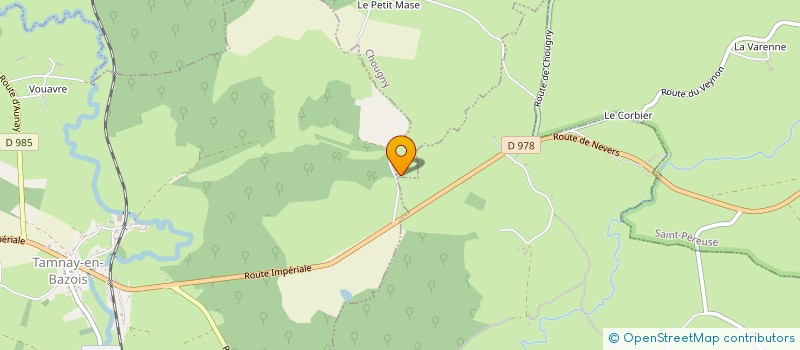 localisation de l'entreprise MADAME ALINE GASNE  CHOUGNY