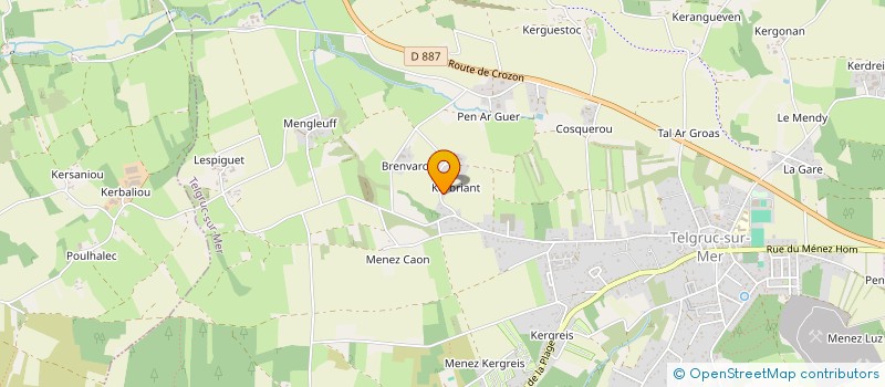 localisation de l'entreprise MADAME ALINE GASTINEAU  TELGRUC-SUR-MER