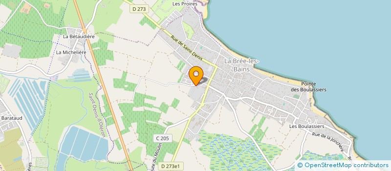 localisation de l'entreprise MADAME ALINE GAUTIER à LA BREE-LES-BAINS