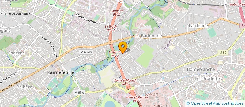 localisation de l'entreprise MADAME ALINE GAUTIER à TOURNEFEUILLE