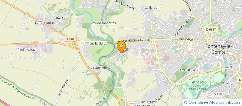 localisation de l'entreprise MADAME ALINE GAUTRON à FONTENAY-LE-COMTE