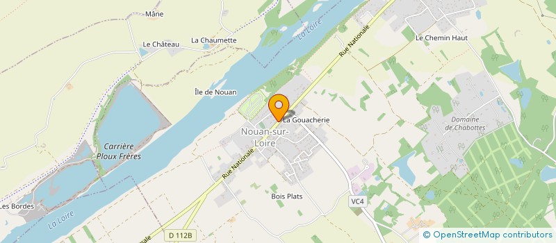 localisation de l'entreprise MADAME ALINE GENET  SAINT-LAURENT-NOUAN