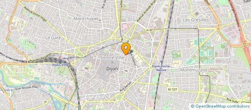 localisation de l'entreprise MADAME ALINE GEORGEL à DIJON