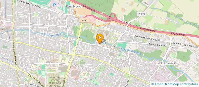 localisation de l'entreprise MADAME ALINE GERINGER à PAU