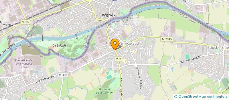 localisation de l'entreprise MADAME ALINE GHESTEM  WERVICQ-SUD