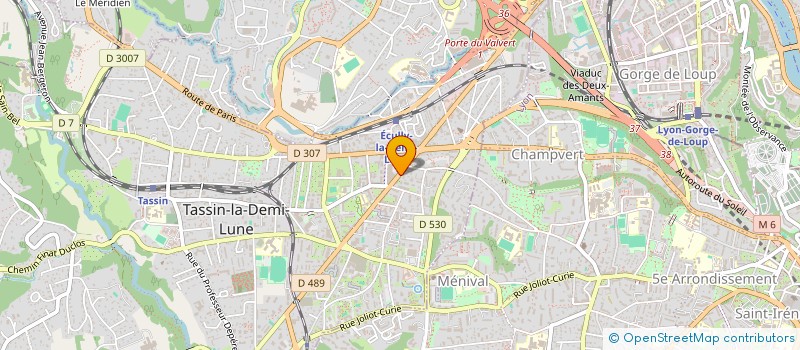 localisation de l'entreprise MADAME ALINE GIRA  LYON