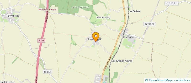 localisation de l'entreprise MADAME ALINE GIRAUD  ESSOUVERT