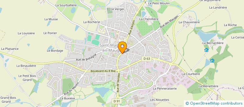 localisation de l'entreprise MADAME ALINE GIRAUD  SEVREMOINE