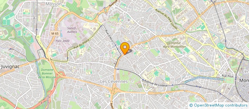 localisation de l'entreprise MADAME ALINE GOBBI à MONTPELLIER