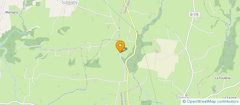 localisation de l'entreprise MADAME ALINE GODARD  SAINT-JEAN-DE-LA-HAIZE