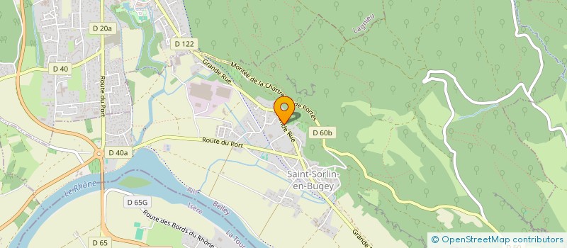 localisation de l'entreprise MADAME ALINE GOUBSKY  SAINT-SORLIN-EN-BUGEY