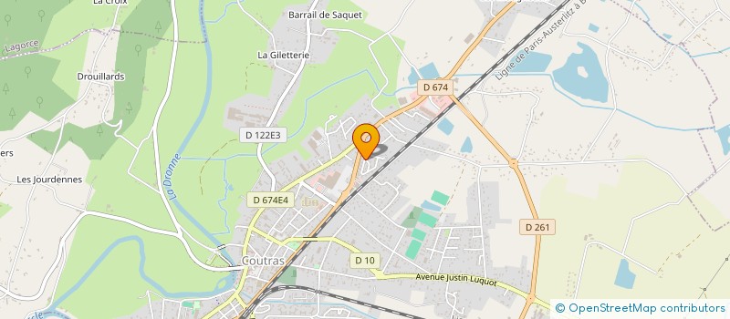 localisation de l'entreprise MADAME ALINE GOUZILH à SABLONS