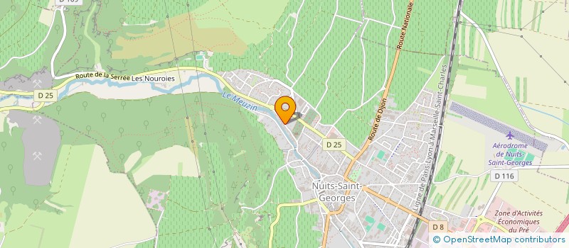 localisation de l'entreprise MADAME ALINE GRANGE à NUITS-SAINT-GEORGES