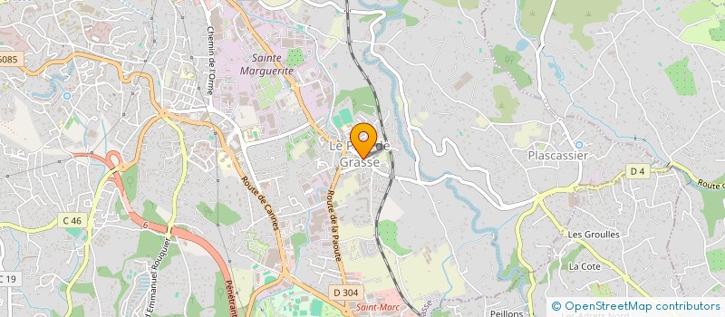 localisation de l'entreprise MADAME ALINE GRELAUD  GRASSE