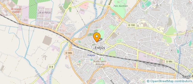 localisation de l'entreprise MADAME ALINE GUERIN à FREJUS