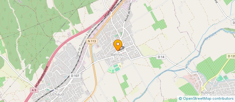 localisation de l'entreprise MADAME ALINE GUILLEM  BERNIS