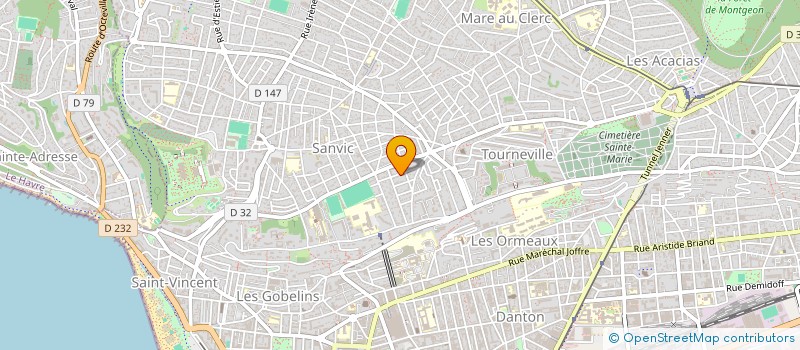 localisation de l'entreprise MADAME ALINE GUILLERMOU à LE HAVRE