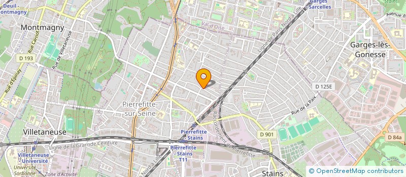localisation de l'entreprise MADAME ALINE GUILLIER à PIERREFITTE-SUR-SEINE