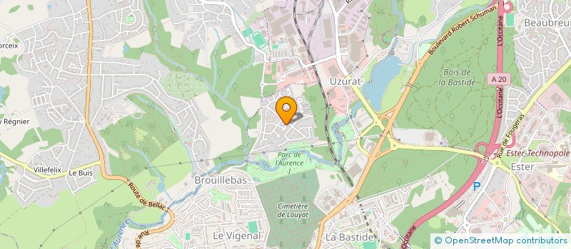 localisation de l'entreprise MADAME ALINE GUILLOT à LIMOGES