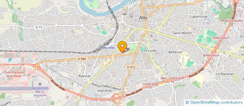 localisation de l'entreprise MADAME ALINE GUIRAUD à ALBI