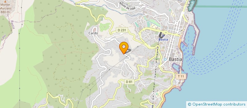 localisation de l'entreprise MADAME ALINE HALFF à BASTIA