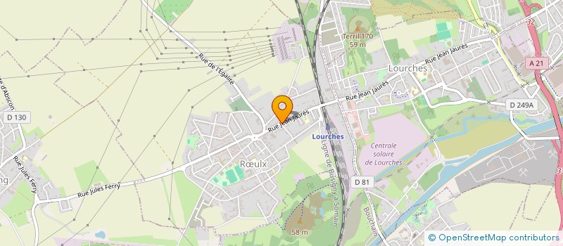 localisation de l'entreprise MADAME ALINE HALLUIN  RULX