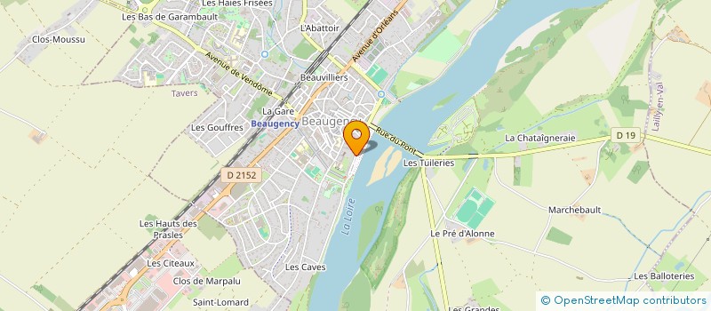 localisation de l'entreprise MADAME ALINE HEAU à BEAUGENCY