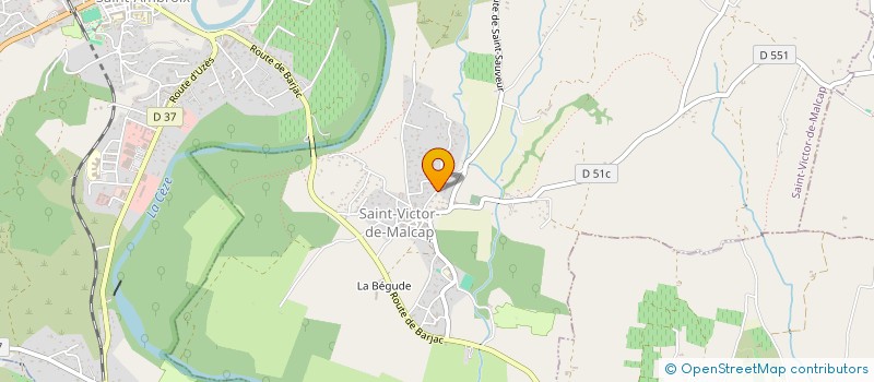 localisation de l'entreprise MADAME ALINE HELLUIN  SAINT-JUST-ET-VACQUIERES