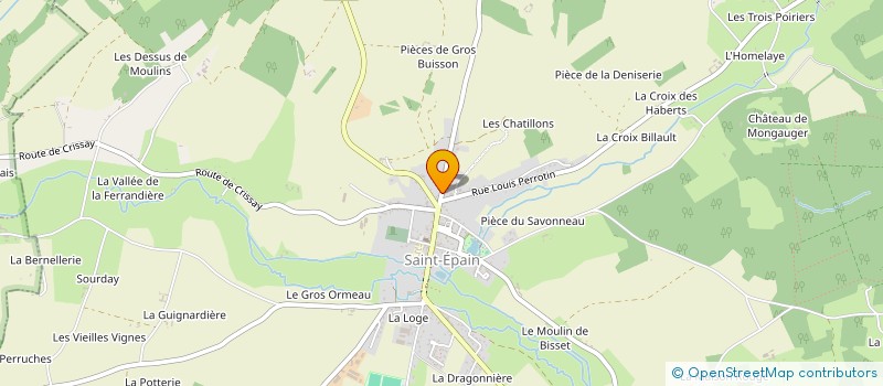 localisation de l'entreprise MADAME ALINE HELOIR  SAINT-EPAIN