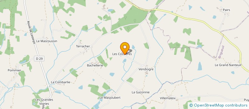 localisation de l'entreprise MADAME ALINE HENNEBERT à SAULGOND