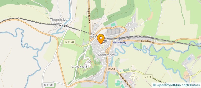localisation de l'entreprise MADAME ALINE HENRY à THONNE-LE-THIL