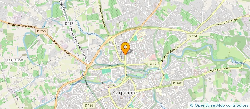 localisation de l'entreprise MADAME ALINE HEU  CARPENTRAS