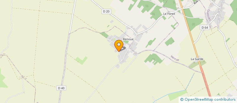 localisation de l'entreprise MADAME ALINE HUET à SAINT-JEAN-DE-SAUVES